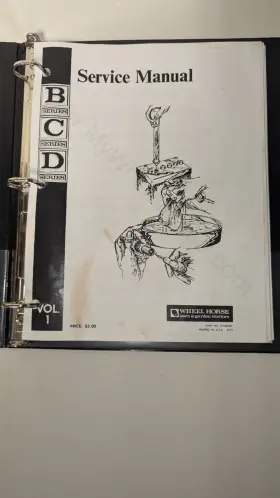 810063R1 Toro Wheel Horse Garden Tractor Service Manual