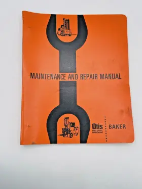 FTD-100 BAKER OTIS Electric Forklift Repair Manual