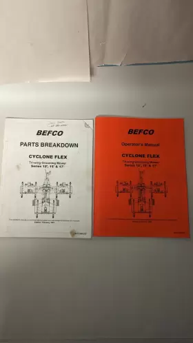 961-159B BEFCO Cyclone Flex Wing Mower Operator Manuals Gc