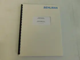 P1351 BEHLMAN Kva Ac Power Supply Users