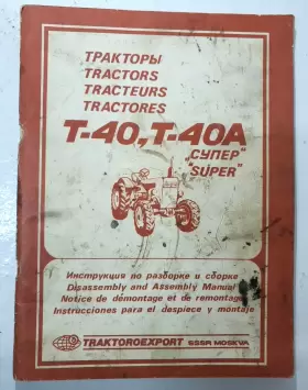 T-40A BELARUS Tractor Disassembly Manual