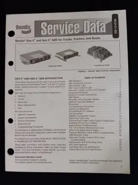SD134746 BENDIX Abs Service Repair Workshop Manual Book
