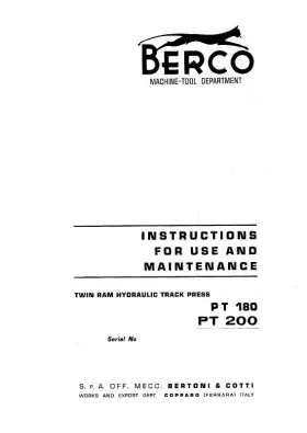MAN-BERCOPT180-200INPT BERCO Manual