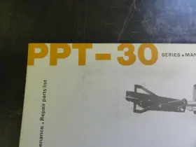 PPT-30 BIG JOE Pallet Forklift Operation Repair Manual #2