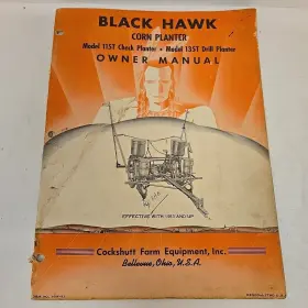 135T BLACK HAWK Corn Planter Check Drill Manual