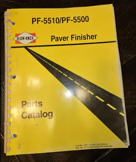 PF5500 BLAW-KNOX Paver Finisher Catalog