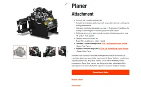 18PSL BOBCAT Planer