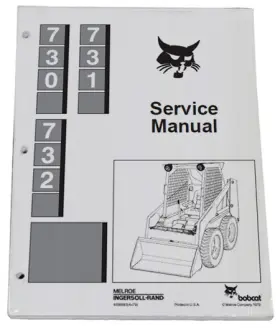 6556583 BOBCAT Skid Steer Loader Service Manual Repair Book