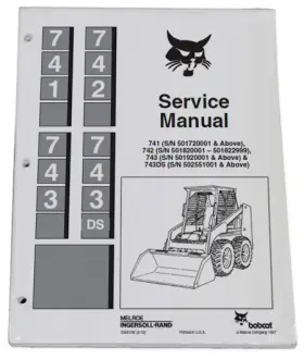 6566109 BOBCAT Skid Steer Service Manual Repair Book