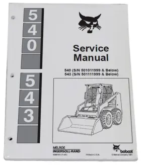 6566181 BOBCAT Skid Steer Loader Service Manual Repair Book