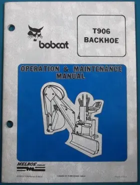 6570376 BOBCAT Backhoe Operator Operation Manual Book