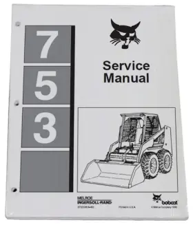 6720326 BOBCAT Skid Steer Loader Service Manual Repair Book
