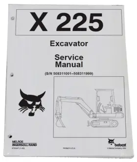 6720347 BOBCAT Excavator Service Manual Repair Book