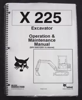 6720537 BOBCAT Excavator Operation Manual Operator Owners