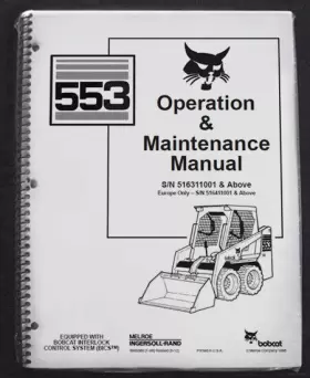 6900385 BOBCAT Skid Steer Operation Manual Operator Owners