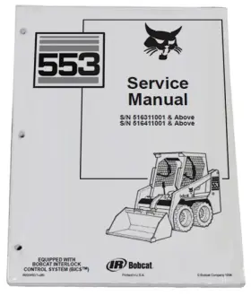 6900450 BOBCAT Skid Steer Loader Service Manual Repair Book