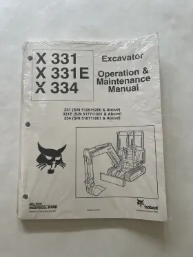 6900557 BOBCAT Excavator Operation Manual