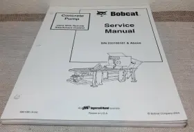 6901060 BOBCAT Concrete Pump Service Manual