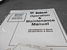 6901160 BOBCAT Whisker Broom Manual Paperback Nos
