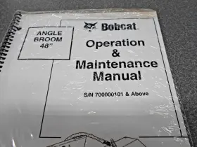 6901268 BOBCAT Angle Broom Manual Paperback Nos