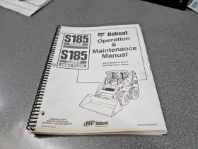 6901831 BOBCAT Operation Manual Paperback Binder