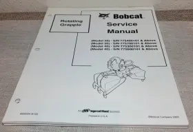 6902024 BOBCAT Rotating Grapple Service Manual