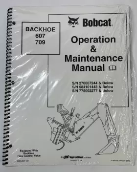 6902593 BOBCAT Backhoe Operation Manual