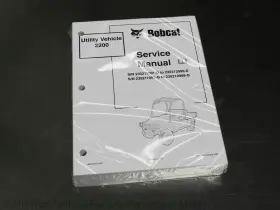 6903129 BOBCAT Utility Service Manual Repair Book