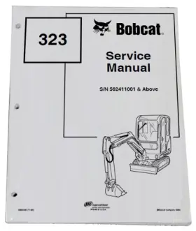 6903380 BOBCAT Excavator Service Manual Repair Book