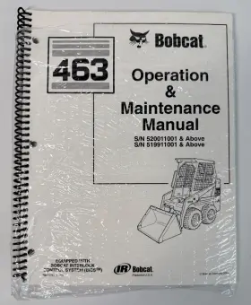 6904724 BOBCAT Skid Steer Loader Operation Manual Safety