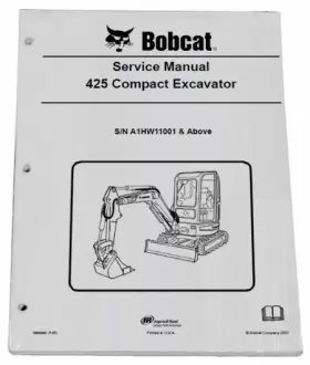 6904866 BOBCAT Excavator Service Manual Repair Book