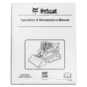 6987003 BOBCAT Track Loader Operation Manual Owners Book