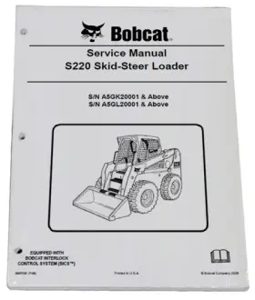 6987038 BOBCAT Skid Steer Loader Service Manual Repair Book