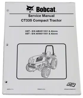 6987078 BOBCAT Tractor Service Manual Repair Book