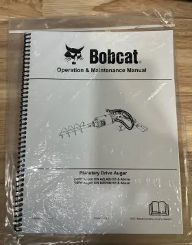 6990868ENUS BOBCAT Planetary Drive Auger Operation Manual