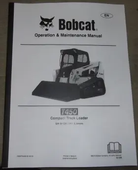 7250077 BOBCAT Skid Steer Loader Operation Book Manual