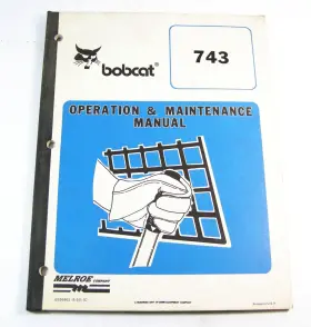 6556862 BOBCAT CONSTRUCTION EQUIPMENT Skid Steer Loader Book