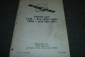 T20N BOBCAT Ransomes Mower Catalog Manual Xz