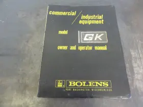 551701 BOLEN Gk Mower Manual