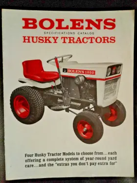 1250-1050-850-750 BOLENS Husky Tractors Attachments Brochure
