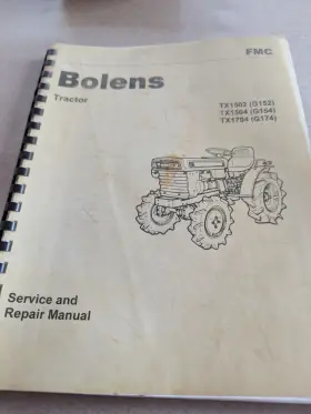 TX1704 BOLENS Tractor Service Repair Manual