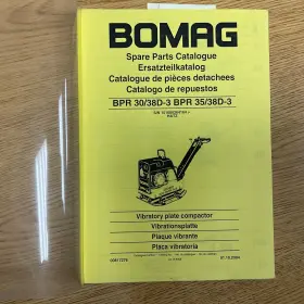 00817276 BOMAG Catalog Manual Book Plate Compactor Vibratory