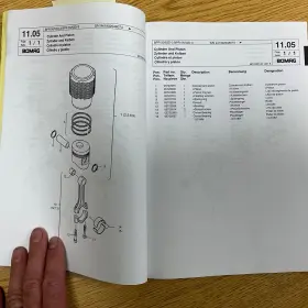 00817282 BOMAG Catalog Manual Book Plate Compactor Vibratory #2