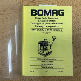 00817282 BOMAG Catalog Manual Book Plate Compactor Vibratory
