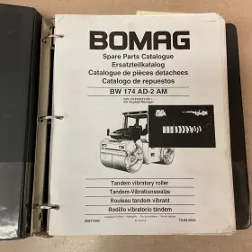 00817692 BOMAG Am Vibratory Roller Manual Book Catalog