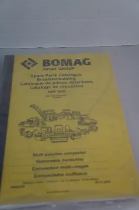 00825392 BOMAG Bmp Kubota Compactor Catalog Manual