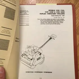 1287 BOMAG Vvw Catalog Book Manual Duplex Dual Vibratory 5500 #2