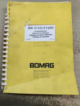 213D BOMAG Roller Spare Catalog