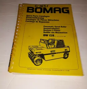 BW12R BOMAG Pneumatic Tyred Roller Catalog Manual Diagrams