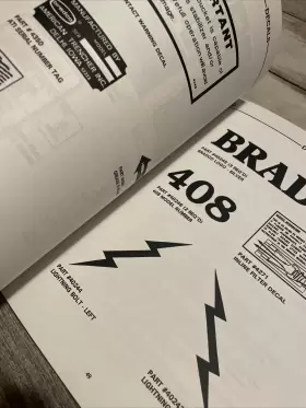 OM552 BRADCO Power Backhoe Operator Manual Book #3